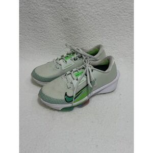 Nike Air Zoom Infinity Tour Next% Golf Shoes Mens 5.5 Womens 7 White Green
